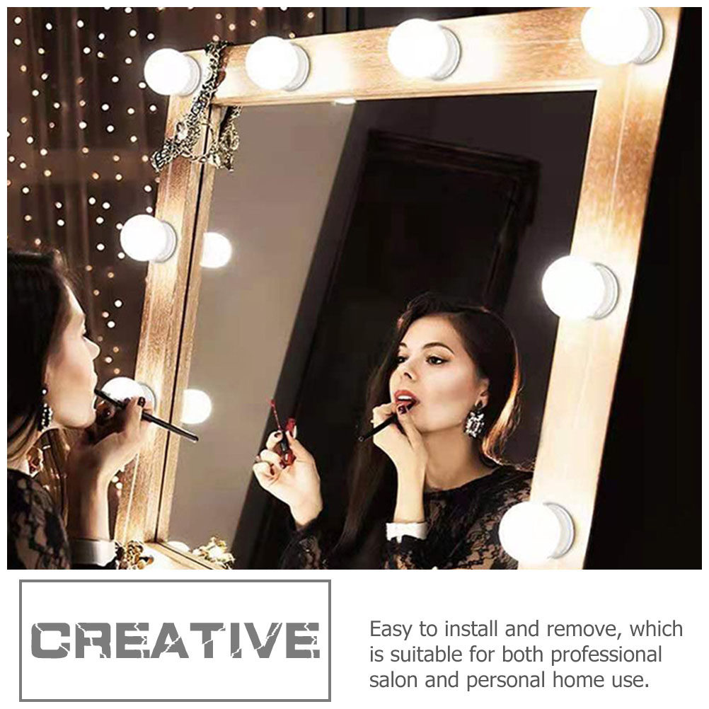 Vanity Home Decor - 1Set LED Makeup Mirror Light Front