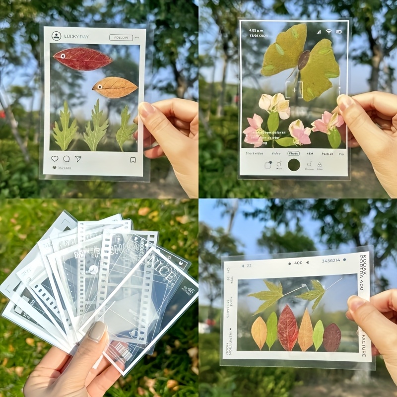 Pressed Flower Frame - 10/20Pcs Self Adhesive DIY Pressed Flower