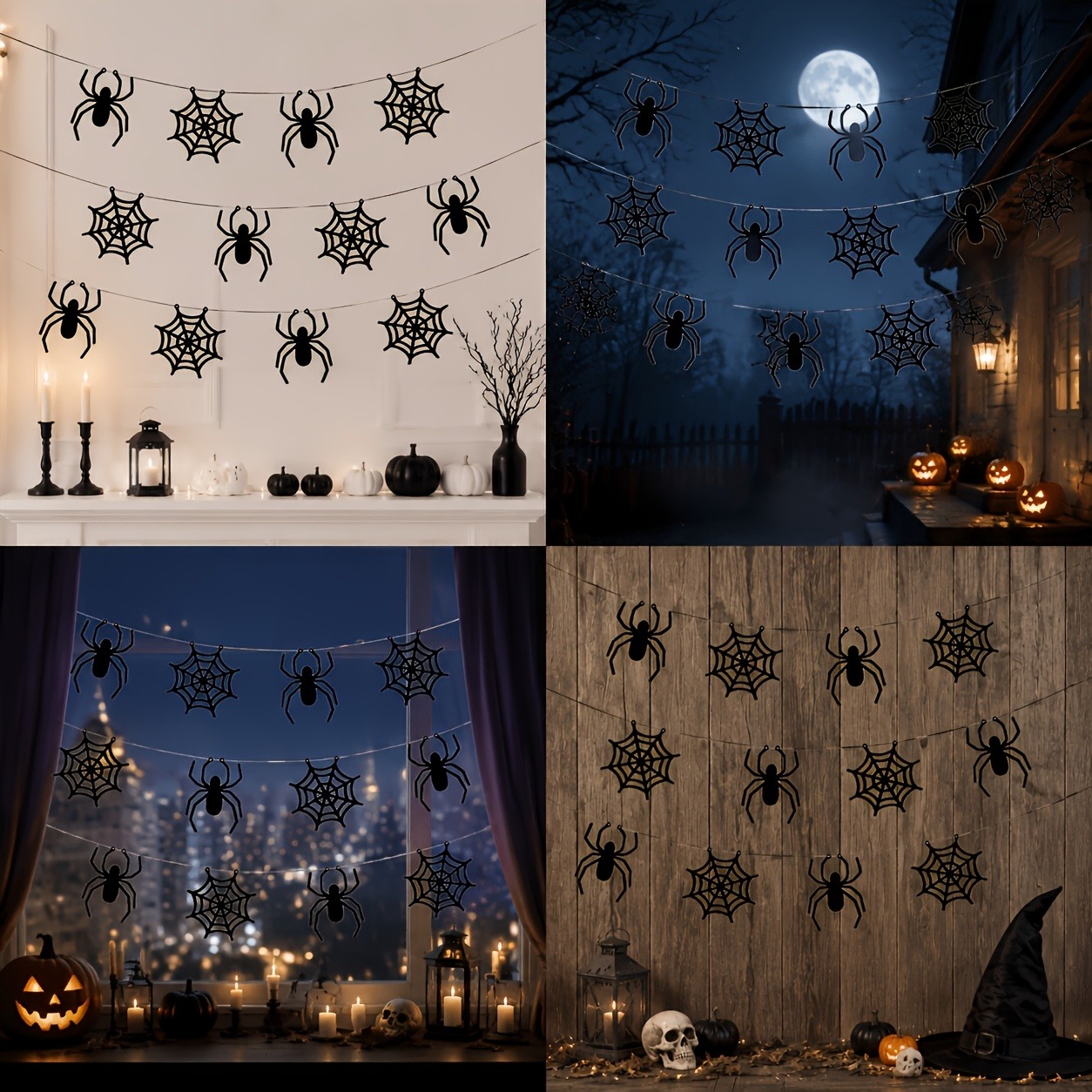 2 sets of Halloween spider web - огляд і ціна Home Decor Garland
