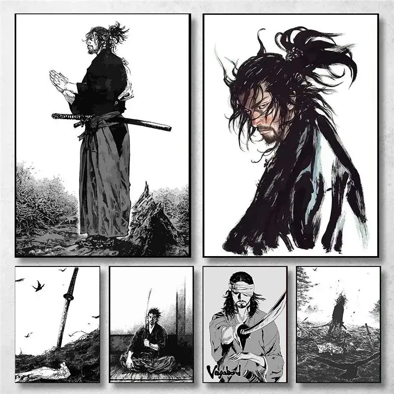 Vintage Japanese Anime Wall Ar - огляд і ціна Home Decor Japanese