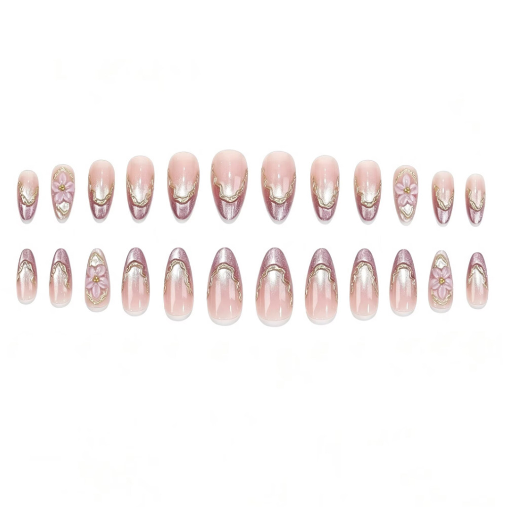 3D Flowers Fake Nails with Glo - огляд і ціна Pressed Flower Frame