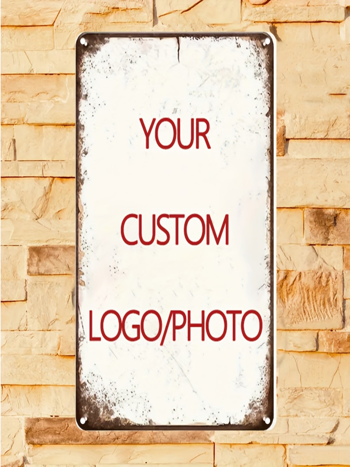 Custom Aluminum Tin Sign 20x30 - огляд і ціна Home Decor Logo