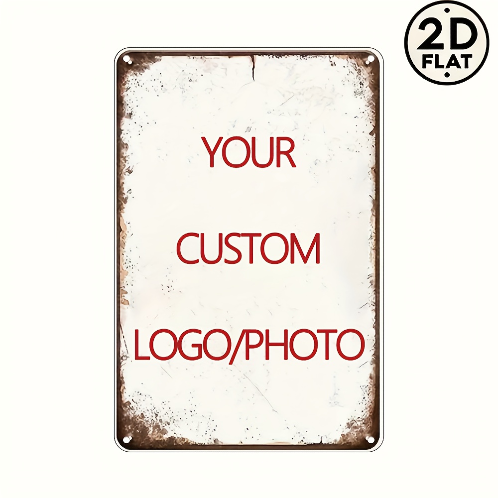 Custom Aluminum Tin Sign 20x30 - огляд і ціна Home Decor Logo