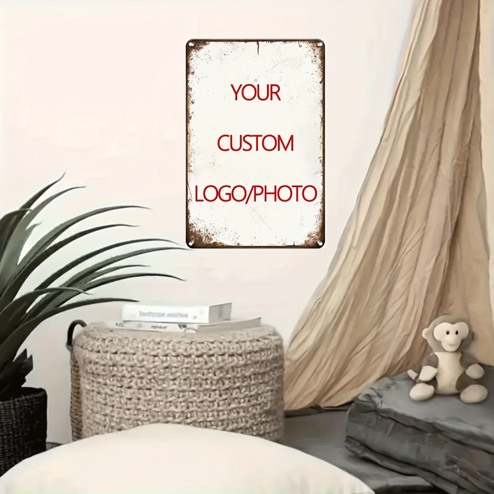 Custom Aluminum Tin Sign 20x30 - огляд і ціна Home Decor Logo