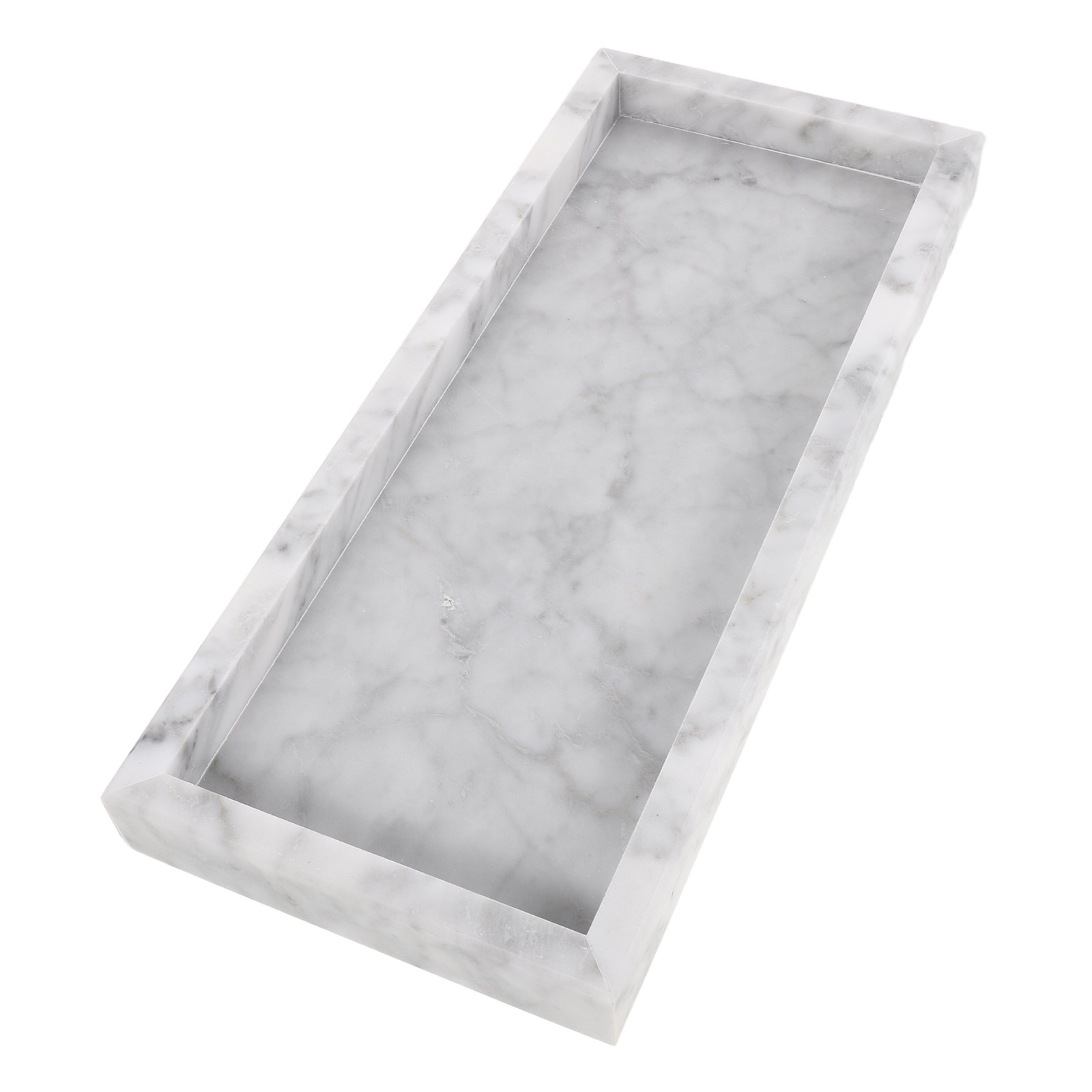 Marble Tray Rectangle for Bath - огляд і ціна Vanity Home Decor