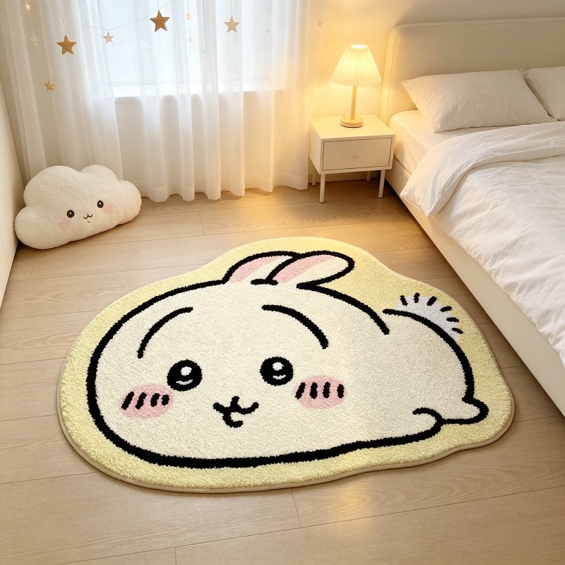 -Chiikawa！！！ Cartoon Rug Anime - огляд і ціна Home Decor Japanese