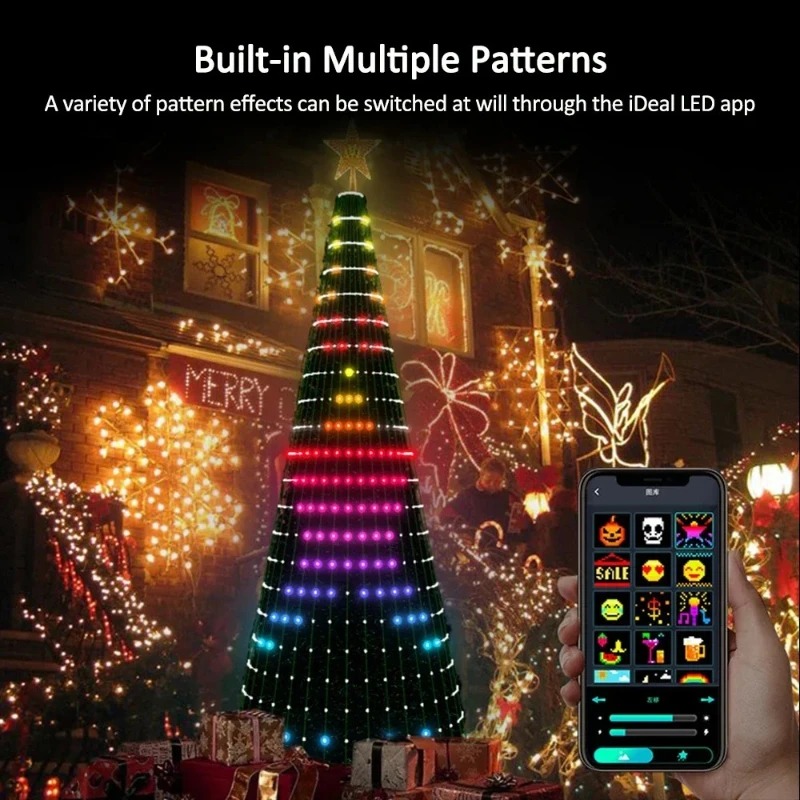 Christmas Star Tree Lights RGB - огляд і ціна Home Decor Lighting