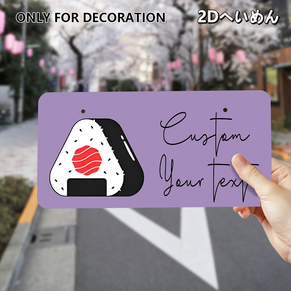 2D Flat Personalized Metal Pla - огляд і ціна Home Decor Logo