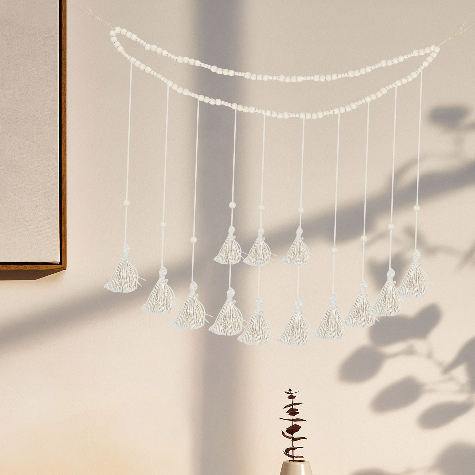 1Set Wooden Bead Photo Garland - огляд і ціна Home Decor Garland