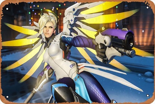 Overwatch, Mercy Game Poster H - огляд і ціна Home Decor Games Free