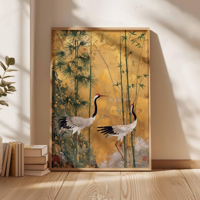 Japanese Elegant Crane Birds N - огляд і ціна Home Decor Japanese