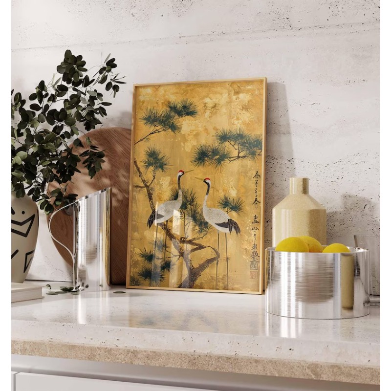 Japanese Elegant Crane Birds N - огляд і ціна Home Decor Japanese
