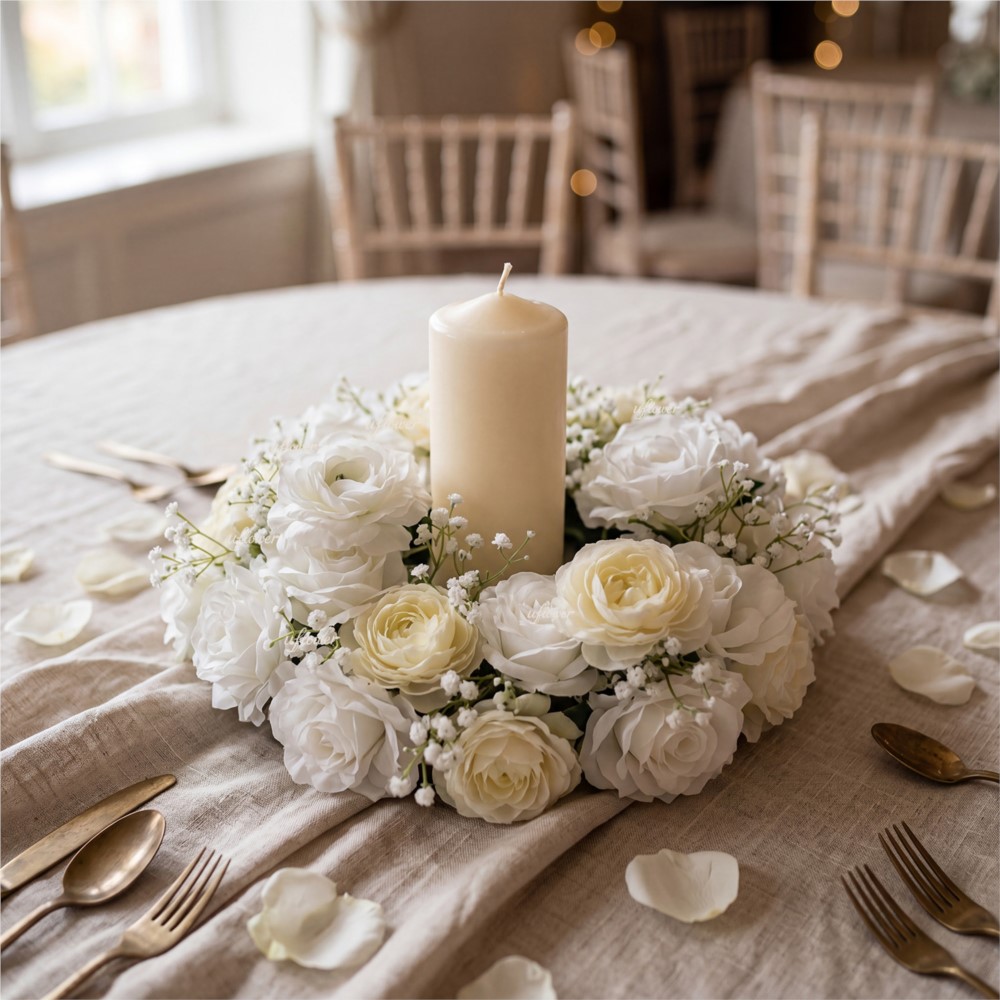 Uflower White Hydrangea Babybr - огляд і ціна Home Decor Garland