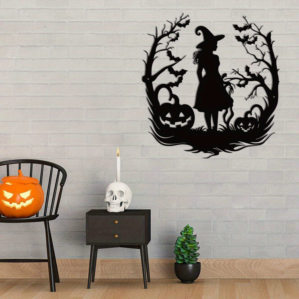 Witch Metal Art SVG Halloween  - огляд і ціна Home Decor Logo