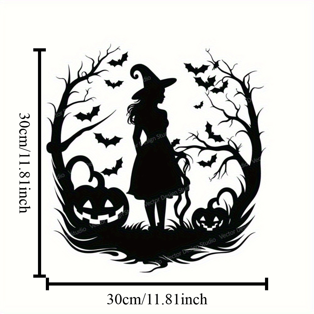 Witch Metal Art SVG Halloween  - огляд і ціна Home Decor Logo