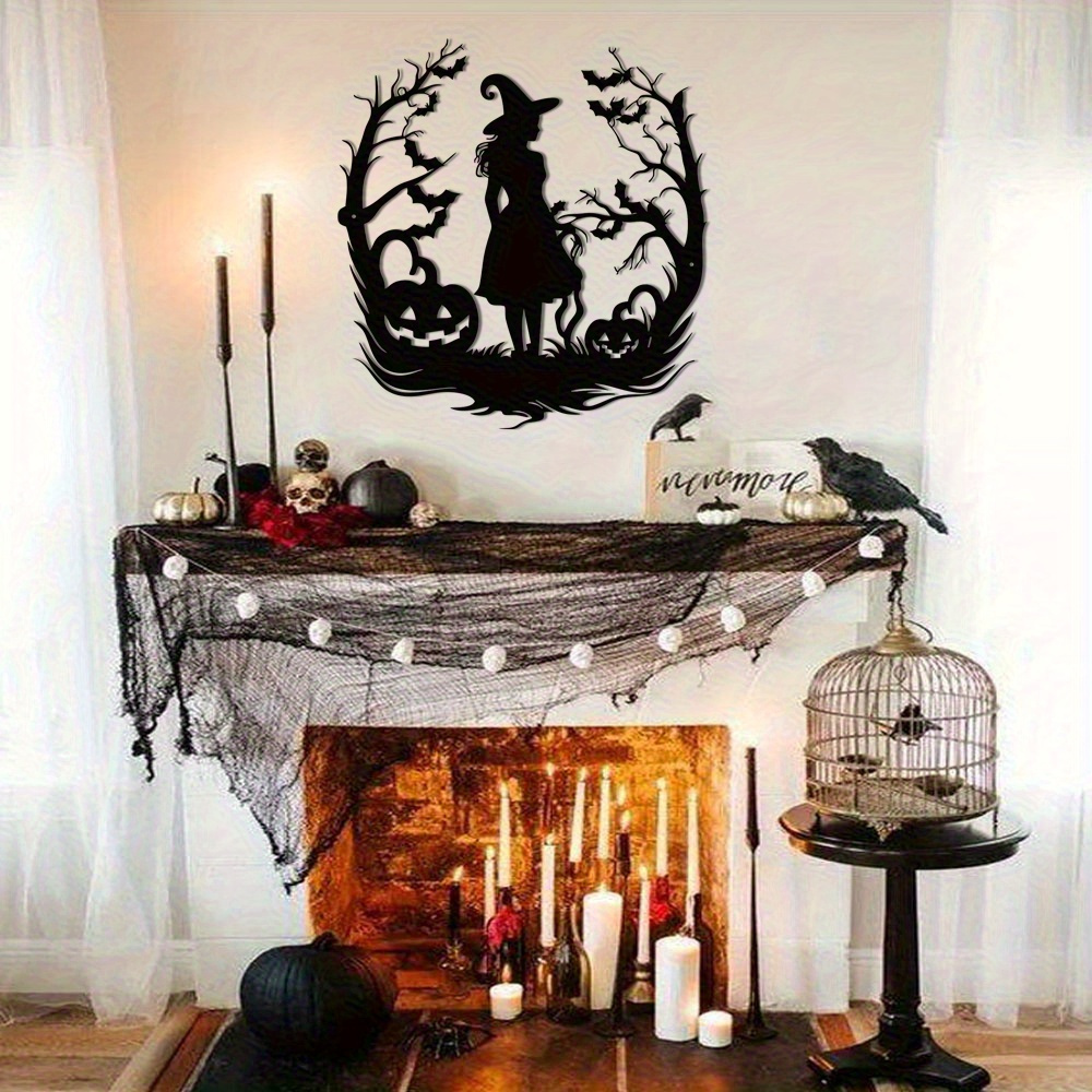 Witch Metal Art SVG Halloween  - огляд і ціна Home Decor Logo