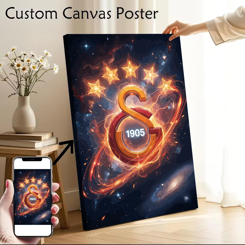 Galatasaray Logo in Cosmic Neb - огляд і ціна Home Decor Logo