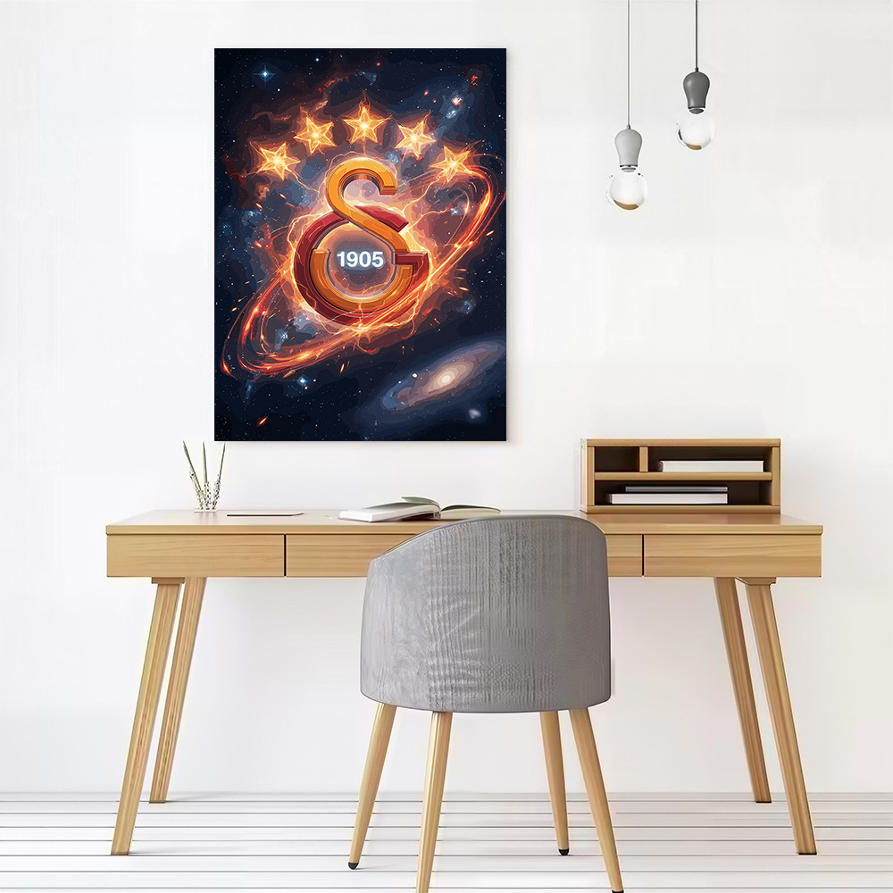 Galatasaray Logo in Cosmic Neb - огляд і ціна Home Decor Logo
