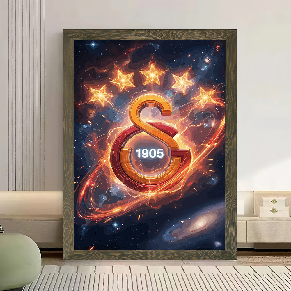 Galatasaray Logo in Cosmic Neb - огляд і ціна Home Decor Logo