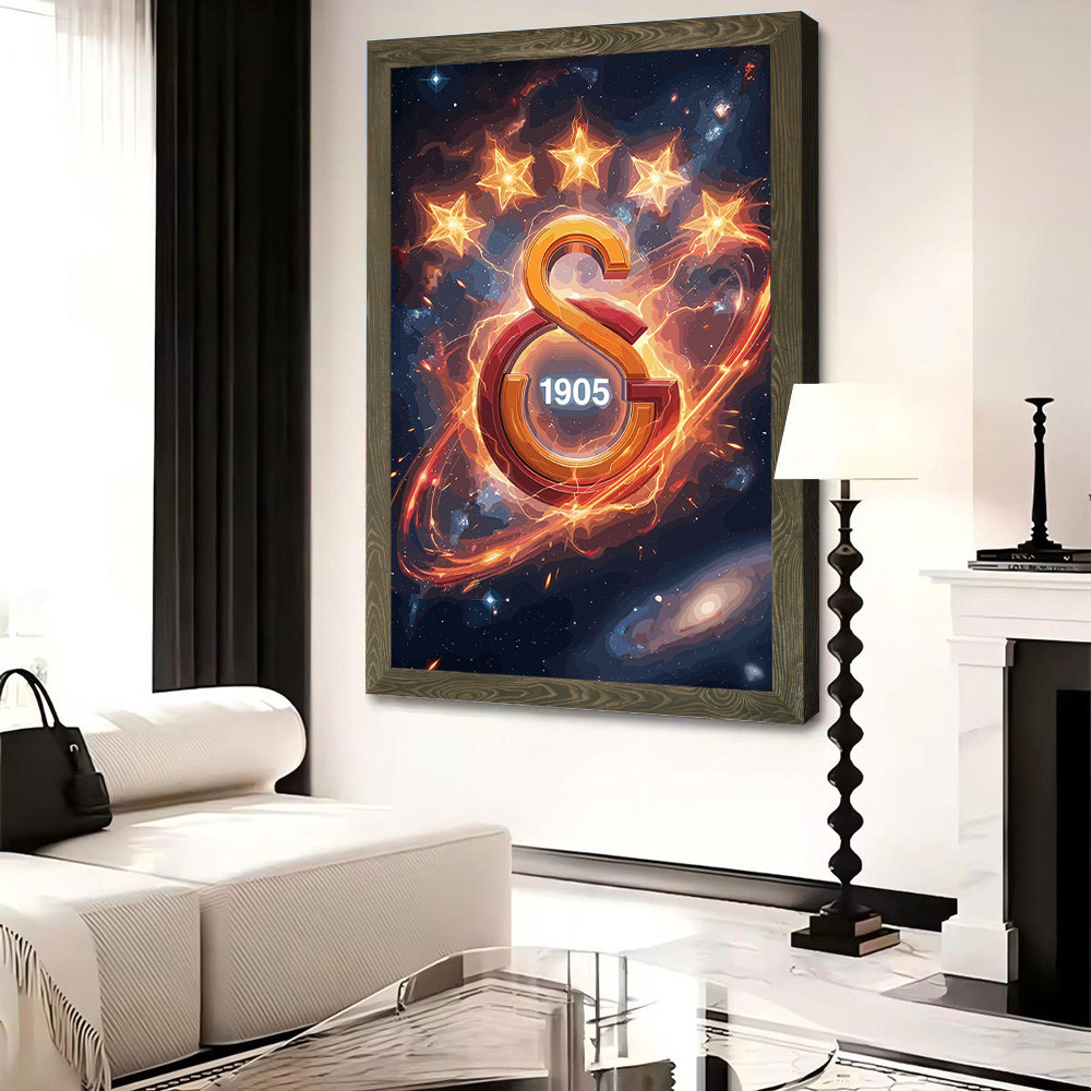 Galatasaray Logo in Cosmic Neb - огляд і ціна Home Decor Logo