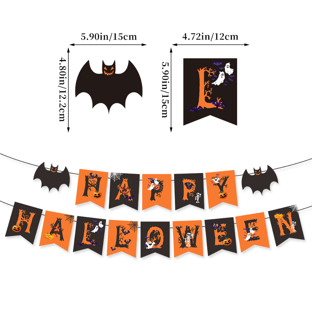 2026 Halloween Party Banner Ha - огляд і ціна Home Decor Garland