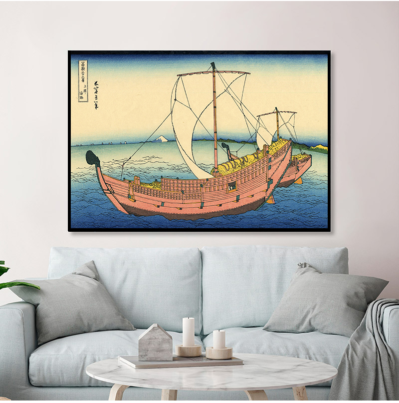 1pc frameless The Great Wave o - огляд і ціна Home Decor Japanese