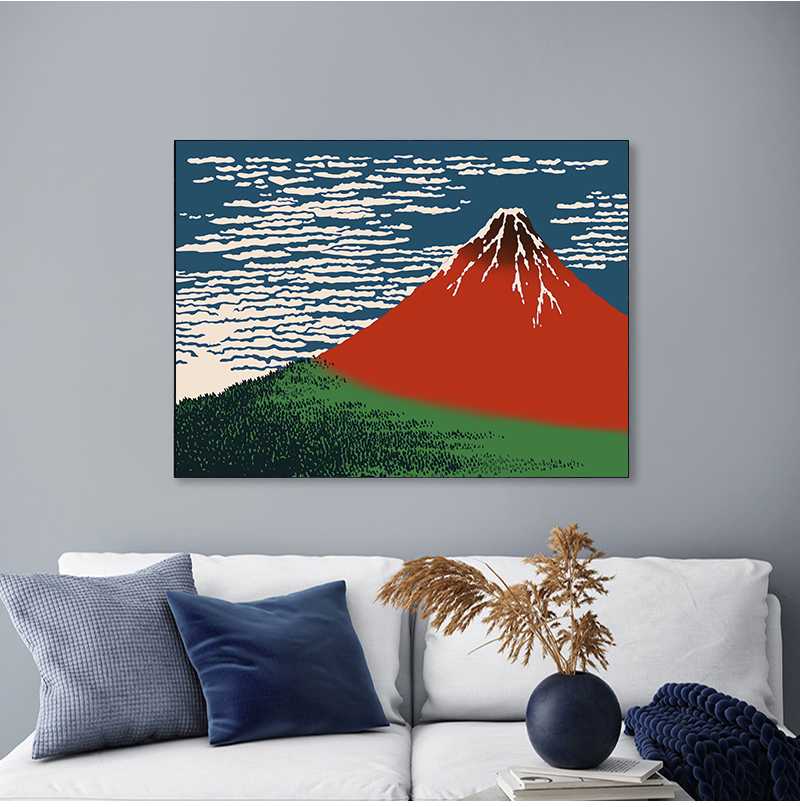 1pc frameless The Great Wave o - огляд і ціна Home Decor Japanese