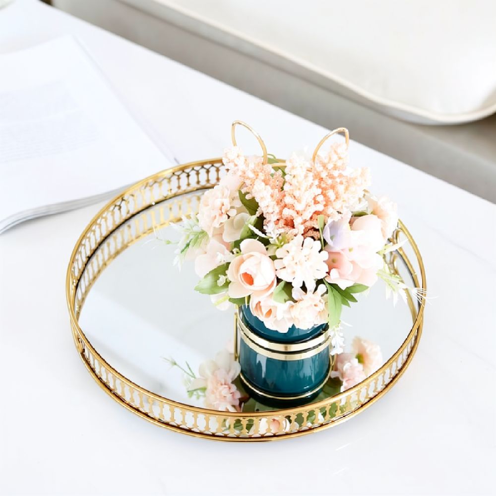 Modern Geometric Mirrored Stor - огляд і ціна Vanity Home Decor