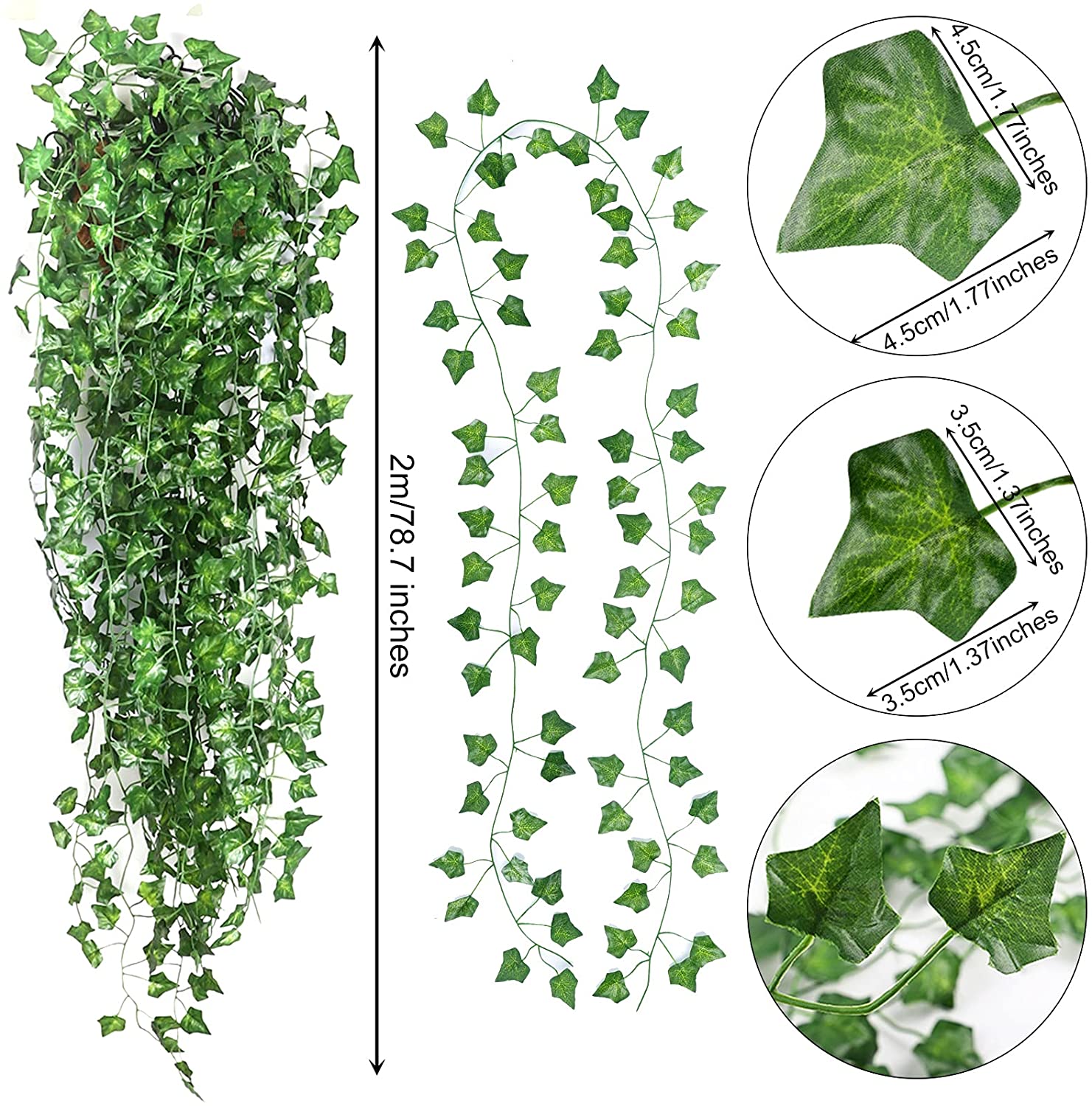 Artificial Ivy Greenery Fake V - огляд і ціна Home Decor Garland