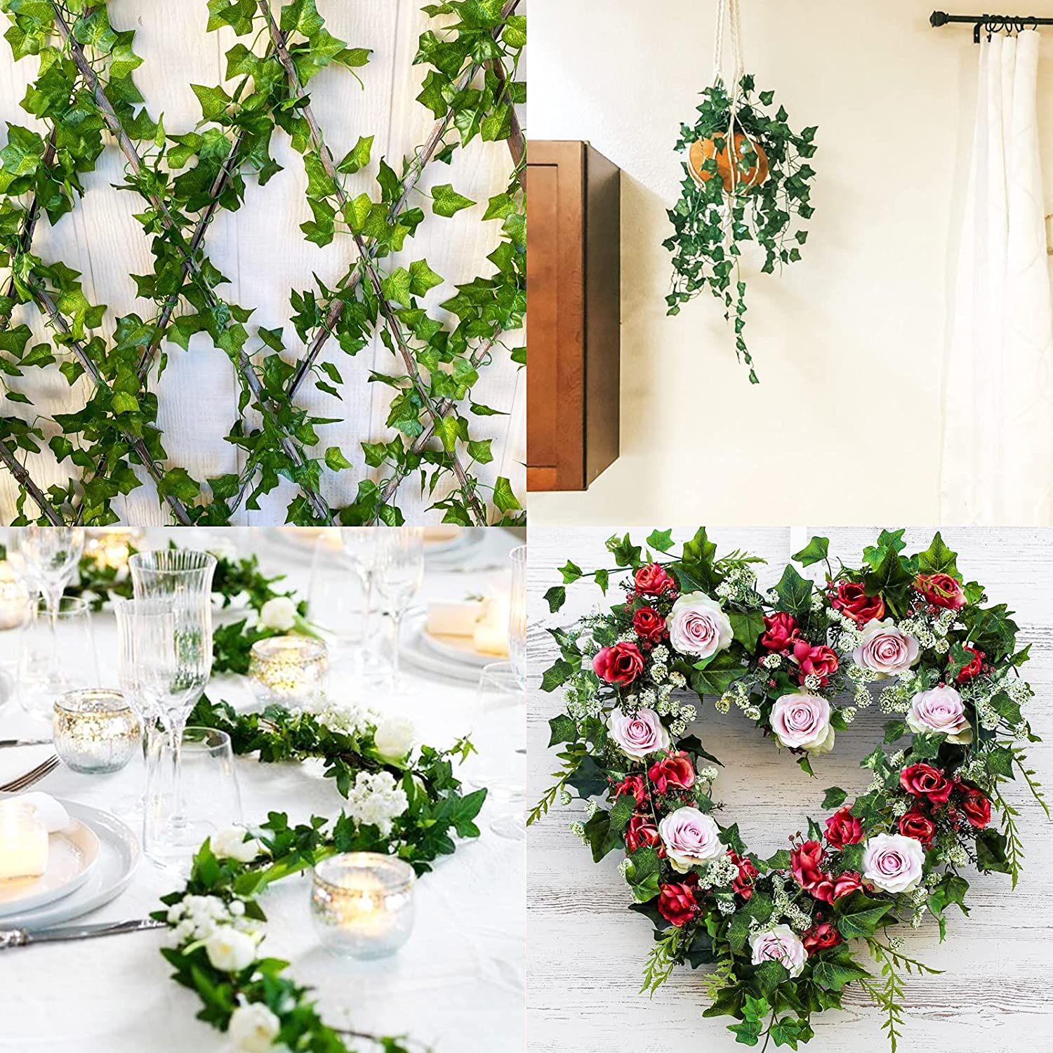 Artificial Ivy Greenery Fake V - огляд і ціна Home Decor Garland