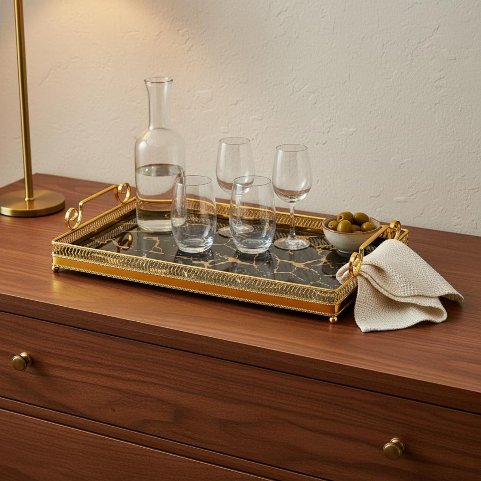 Decorative Mirror Tray Nordic  - огляд і ціна Vanity Home Decor