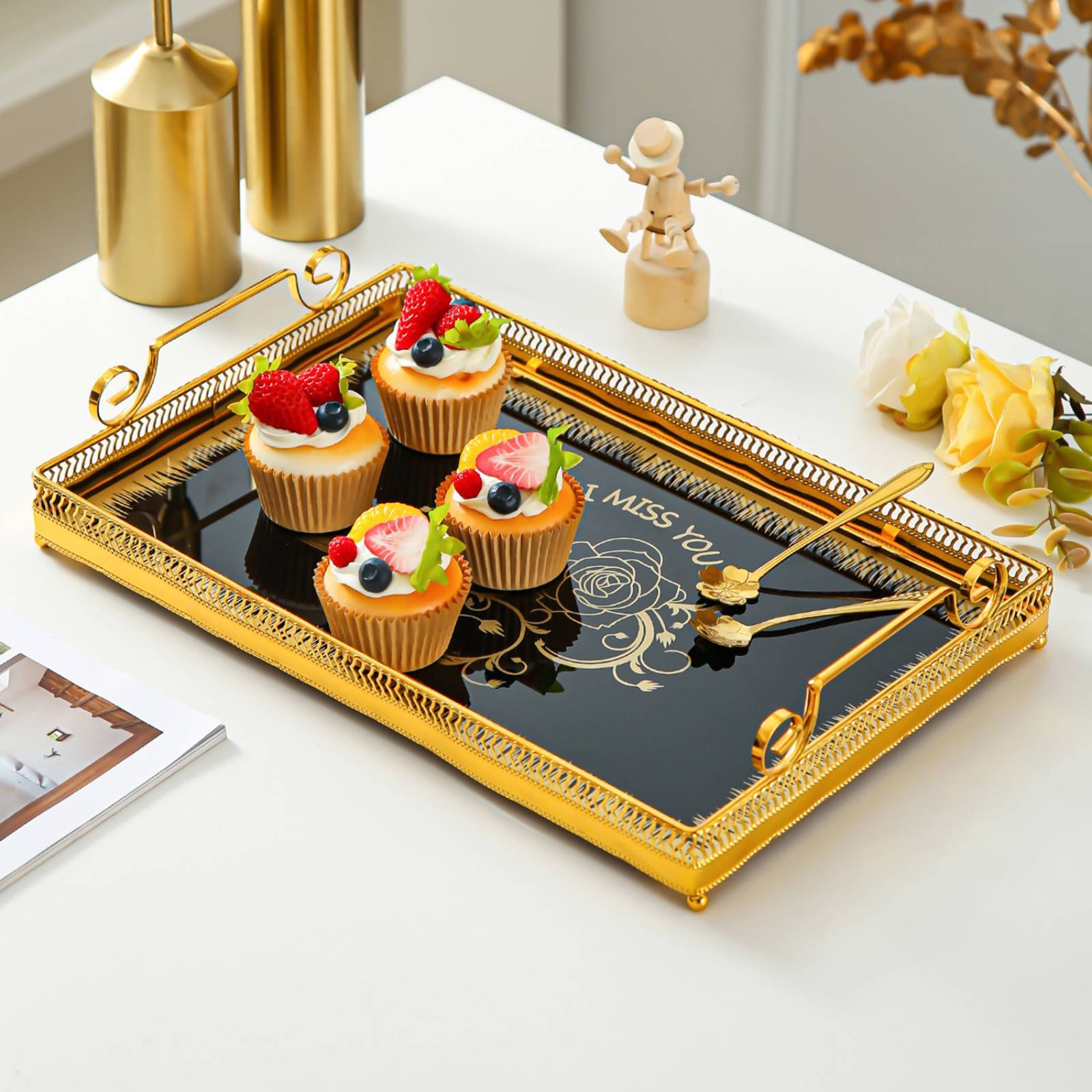 Decorative Mirror Tray Nordic  - огляд і ціна Vanity Home Decor