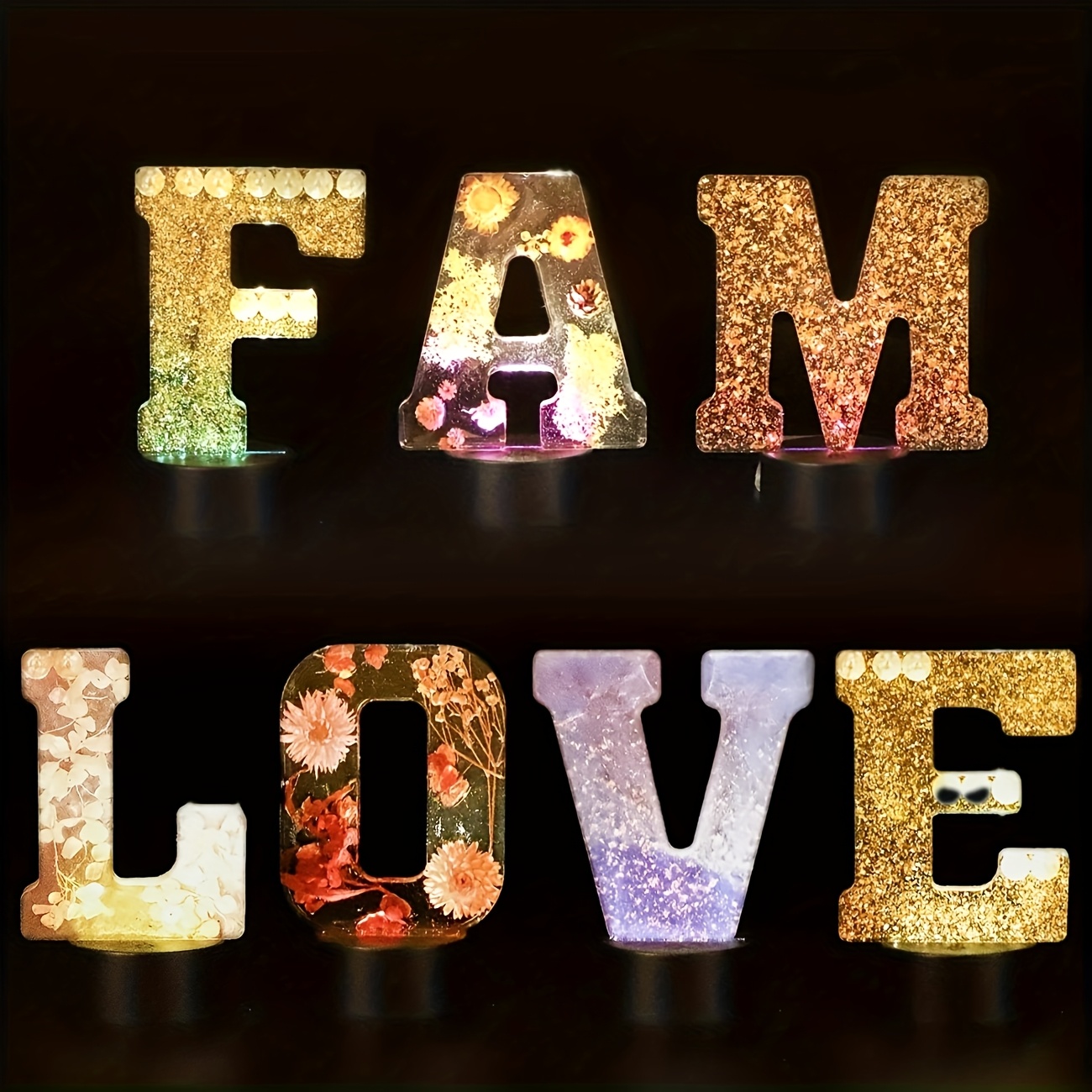 7-Inch Large Letter Resin Mold - огляд і ціна Home Decor Logo