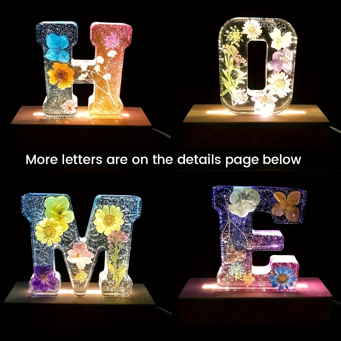 7-Inch Large Letter Resin Mold - огляд і ціна Home Decor Logo