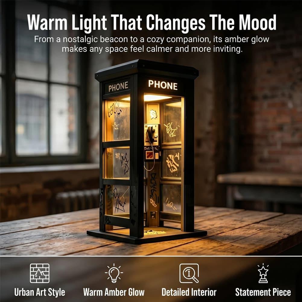 Vintage London Telephone Booth - огляд і ціна Home Decor Lighting