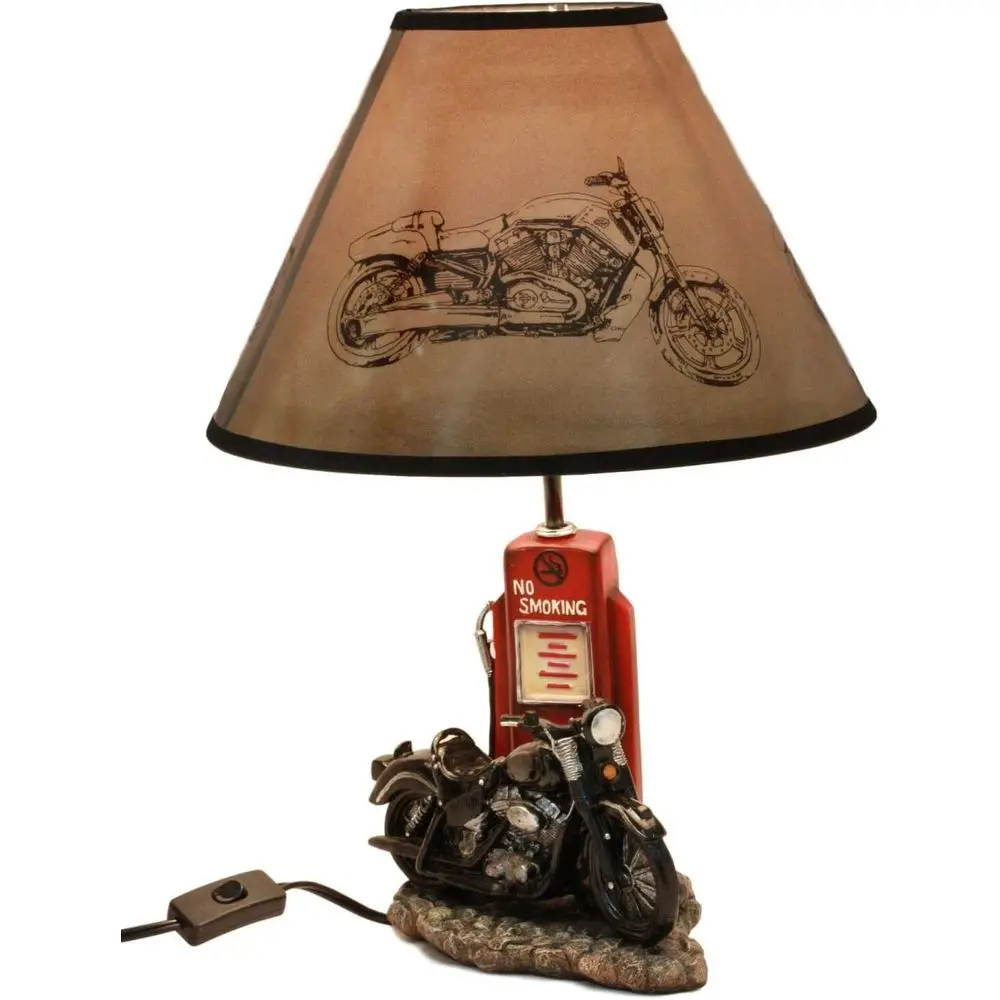 Vintage Retro Black Motorcycle - огляд і ціна Home Decor Lighting