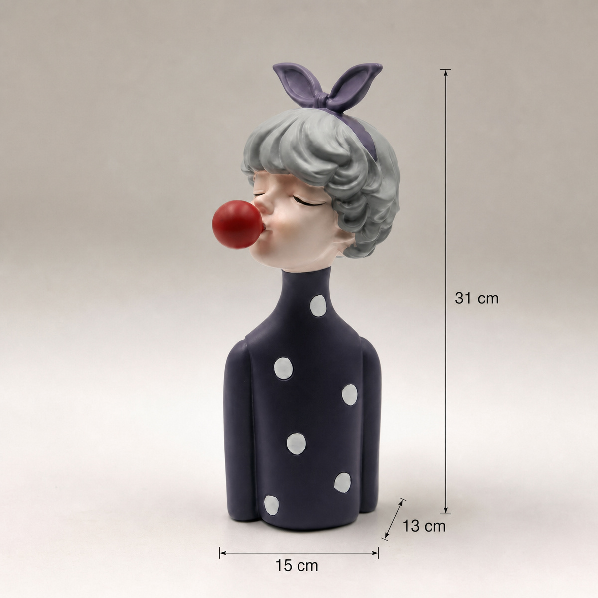 Nordic Bubble Gum Girl Resin F - огляд і ціна Vanity Home Decor
