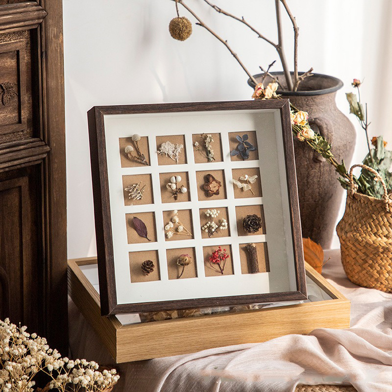 3D Wooden Picture Frames Depth - огляд і ціна Pressed Flower Frame
